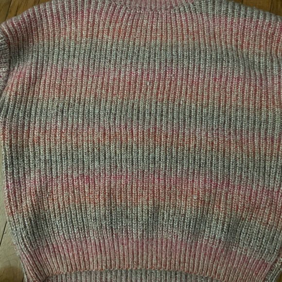 Universal Thread Pink and Gray Knit Sweater - Picture 6 of 7